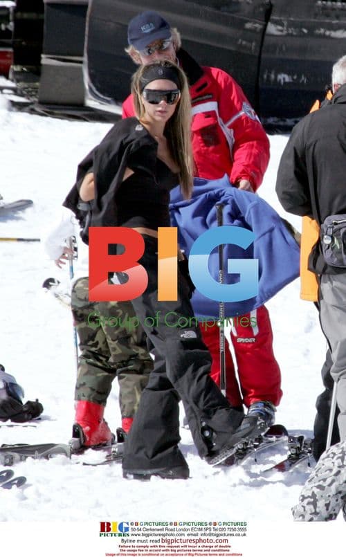 Victoria Beckham on Holidays with Family