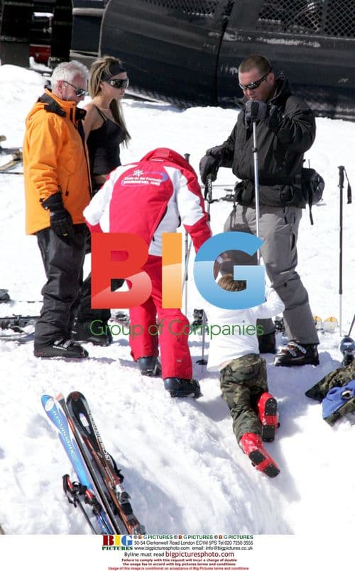 Victoria Beckham and Family Ski Holiday