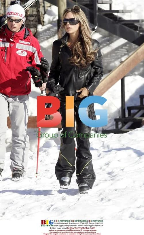 Victoria Beckham and family depart Baqueira Beiret
