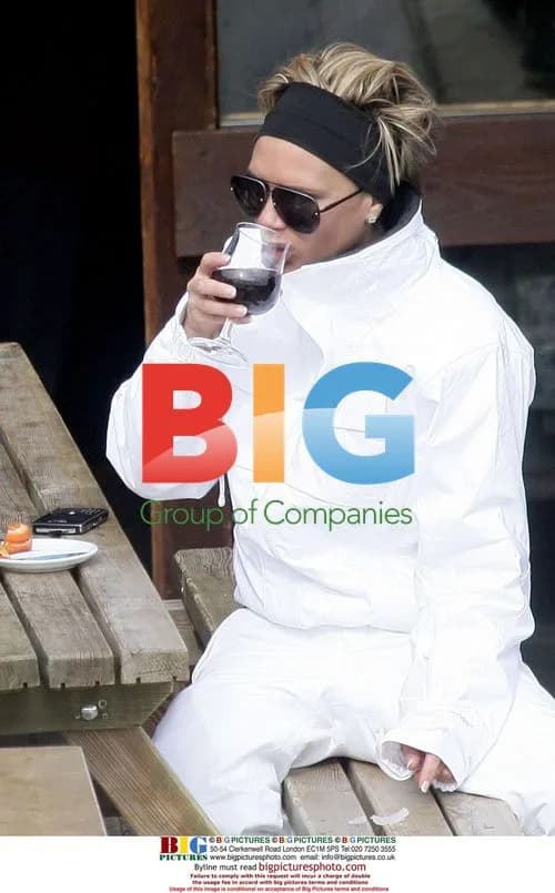 Victoria Beckham and Family in Courchevel