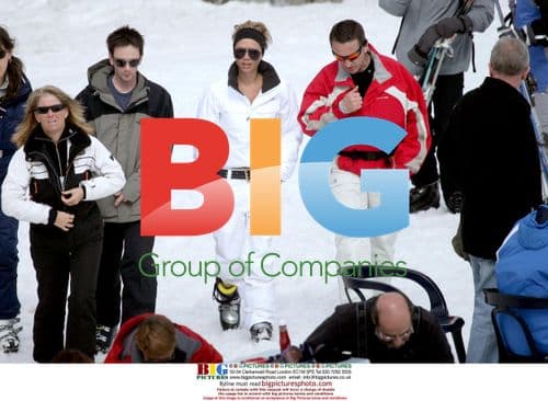 Victoria Beckham Family Ski Trip in Courchevel