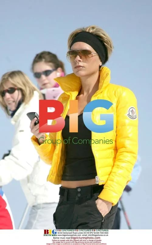 Victoria Beckham and family in Courchevel