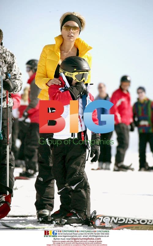 Victoria Beckham enjoys family ski trip in Courchevel