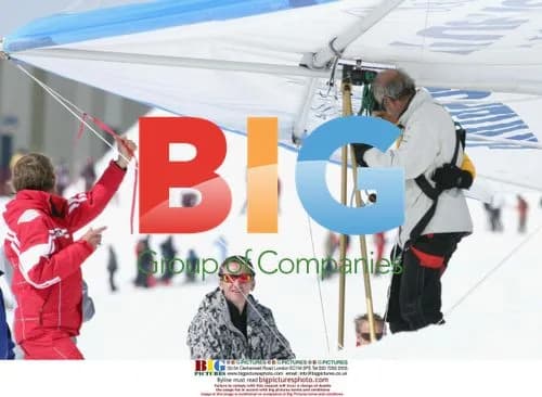 Victoria Beckham in Courchevel with Family