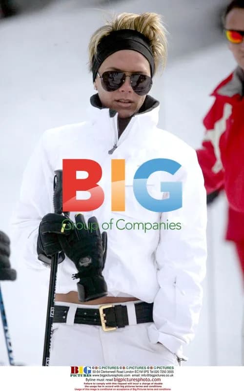 Victoria Beckham and Family Ski Trip