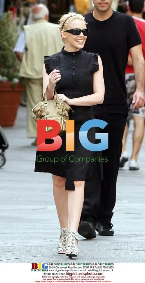 Kylie Minogue at House of Gabbana, Portofino
