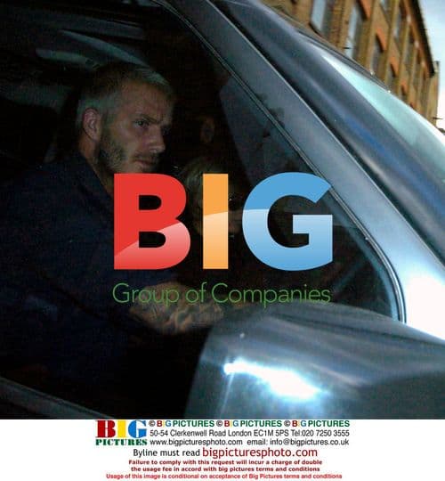 Beckhams Leaving London Photo Studio
