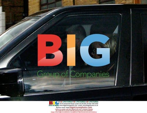 Victoria and David Beckham Leaving Photo Studio