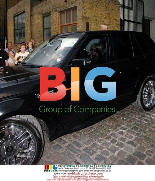 Victoria and David Beckham leave studio