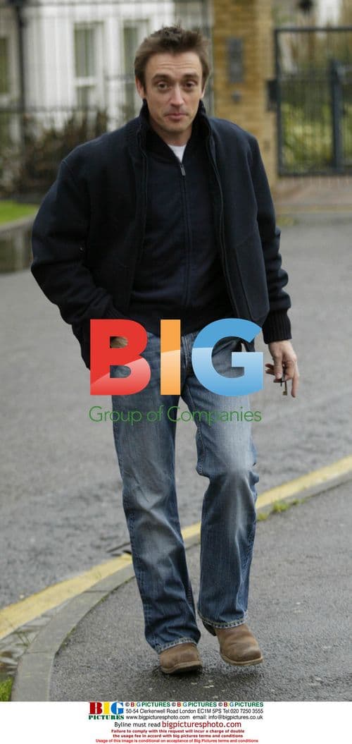 Richard Hammond out in his Porsche