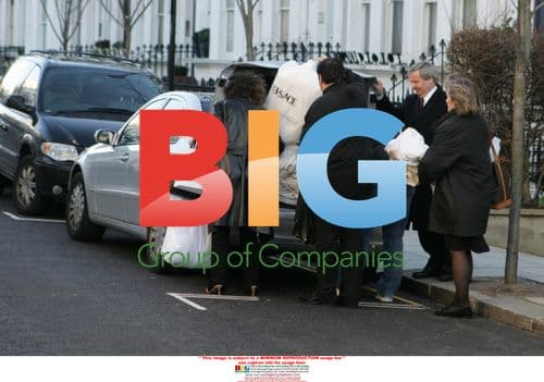 Liz Hurley's Wedding Dress Delivered