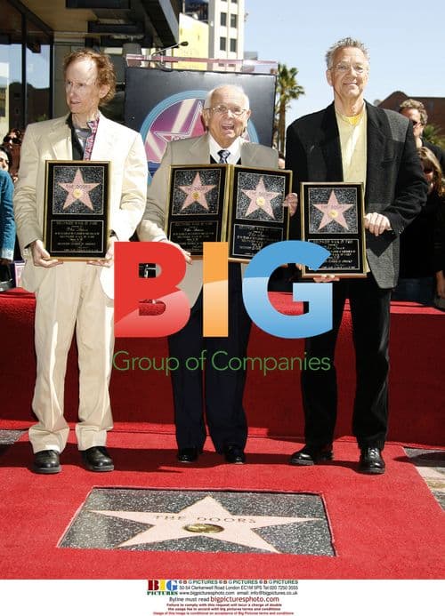 The Doors Receive Hollywood Walk of Fame Star