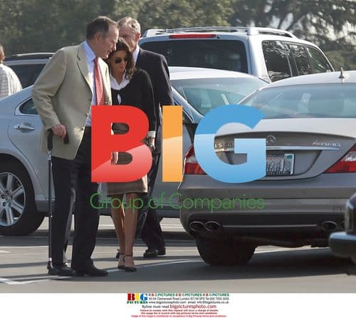 Teri Hatcher and George Bush, Sr. Lunch Date
