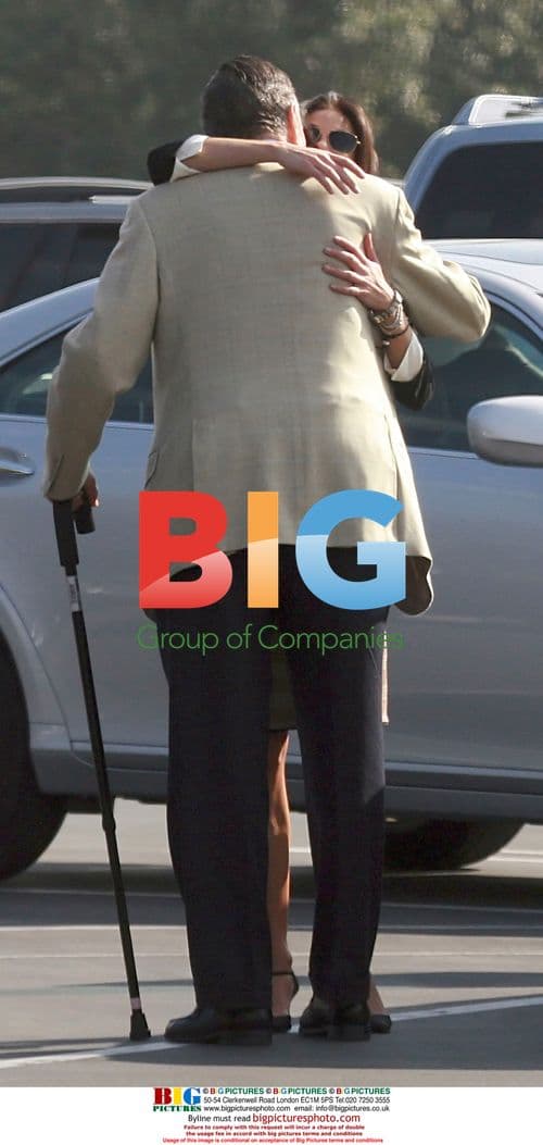 Teri Hatcher and George Bush, Sr. Enjoy Lunch