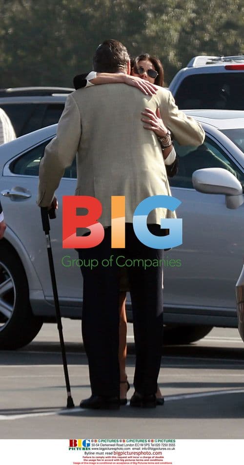 Teri Hatcher and George Bush, Sr. Lunch