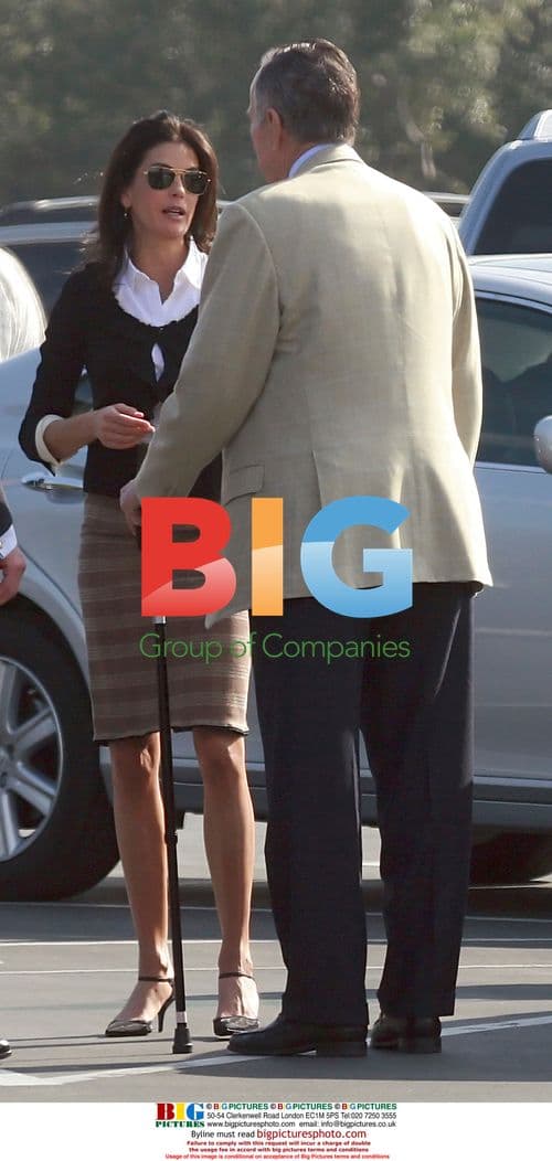 Teri Hatcher and George Bush, Sr. Lunch at LA Country Club