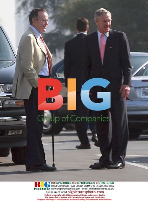 Teri Hatcher and George Bush, Sr. Lunch