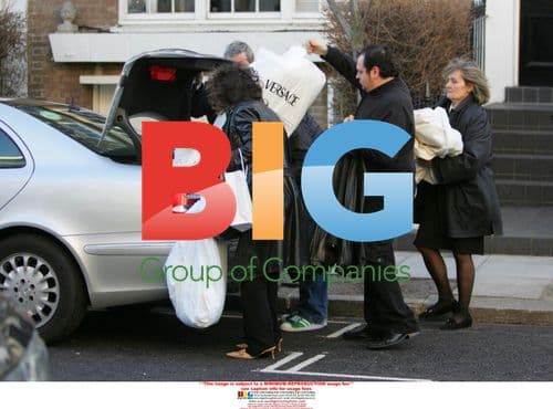 Liz Hurley's Wedding Dress Delivery