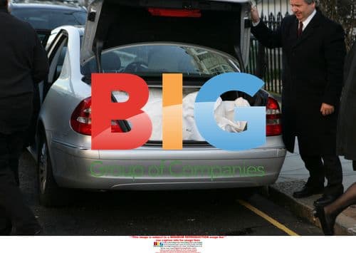 Liz Hurley's Wedding Dress Delivery