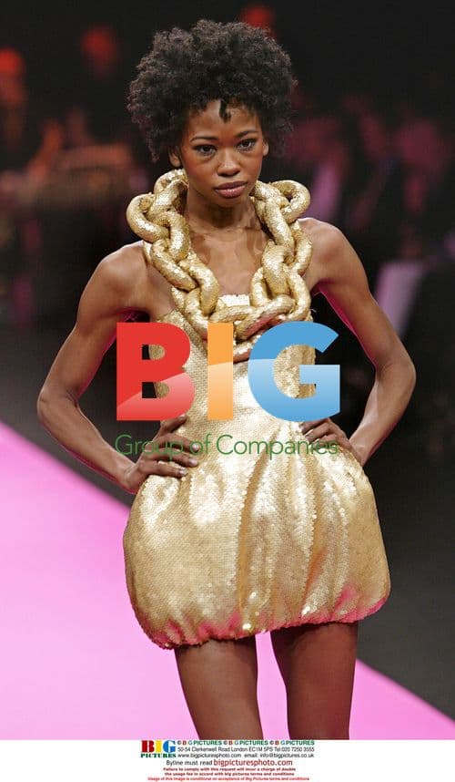 Model in Jean-Charles de Castelbajac Outfit