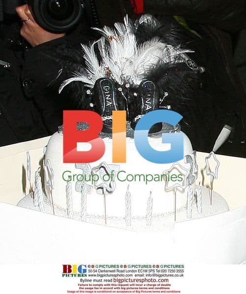 Joanne Beckham's 25th Birthday Cake