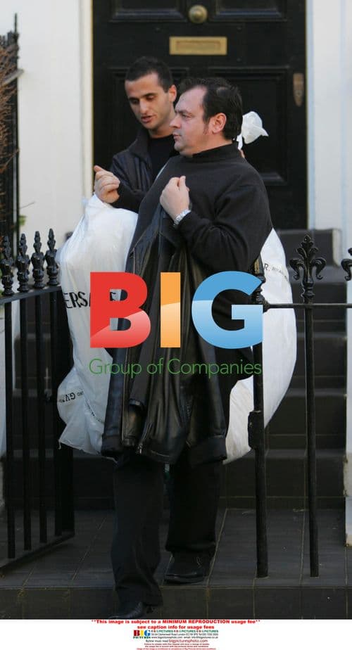 Liz Hurley's Wedding Dress Delivery