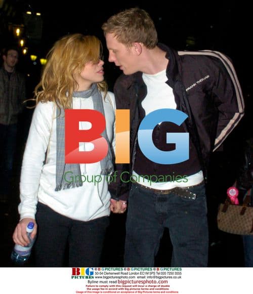 Billie Piper and Laurence Fox leaving Garrick Theatre