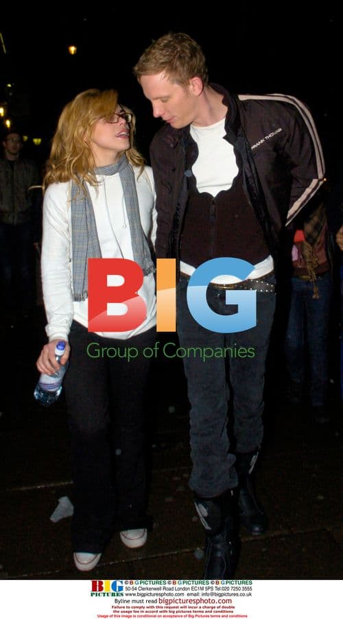 Billie Piper and Laurence Fox leaving Garrick Theatre