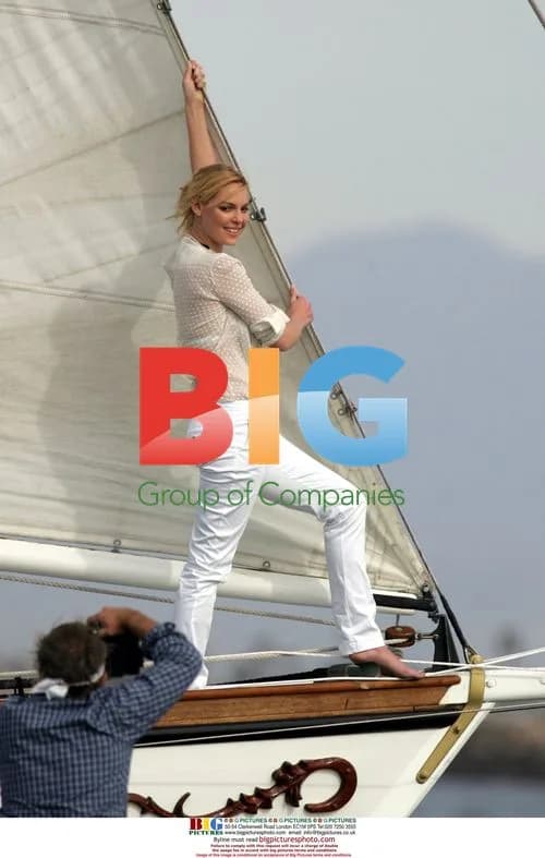 Katherine Heigl Fashion Shoot on Sailboat