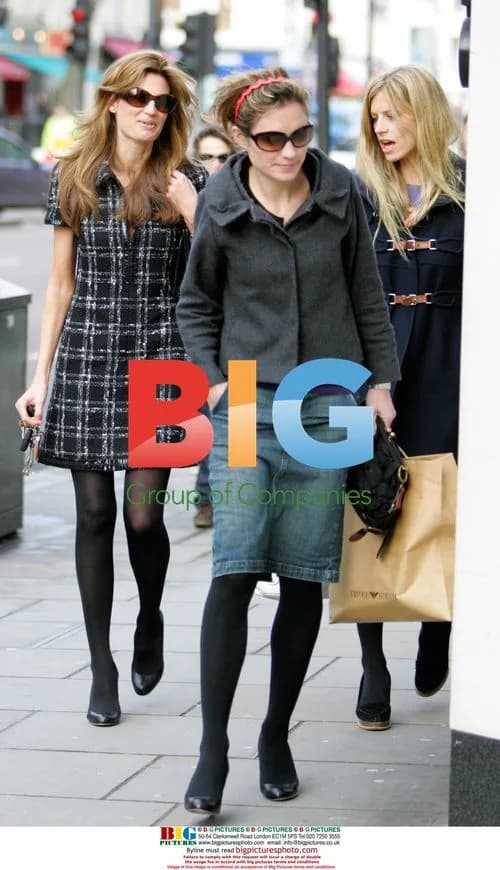 Jemimah Khan, Laura Bailey shopping in London
