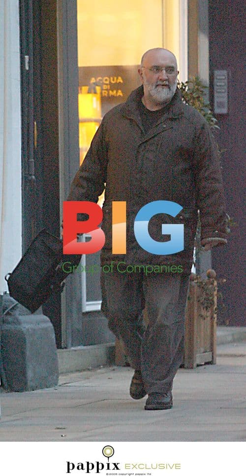 Alexei Sayle out with friend in London