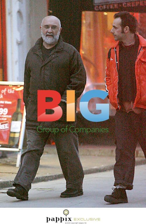 Alexei Sayle out with friend in North London