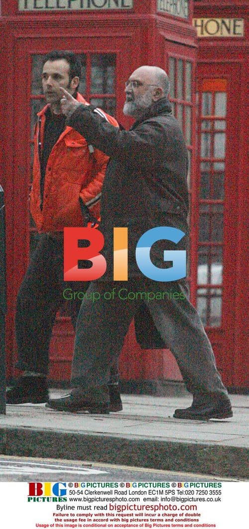 Alexei Sayle out with friend in North London