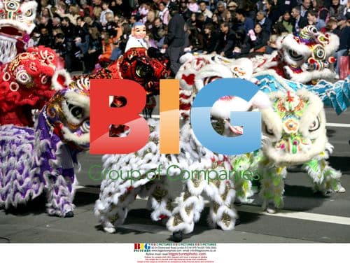 Lion dancers at San Francisco Chinese New Year