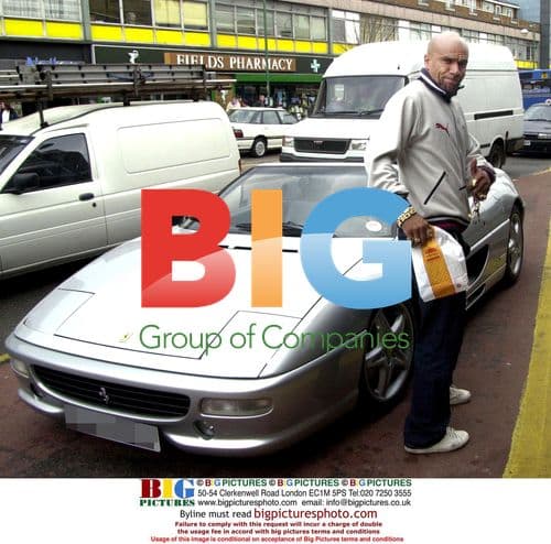 Goldie Seen Leaving Eastenders Studio