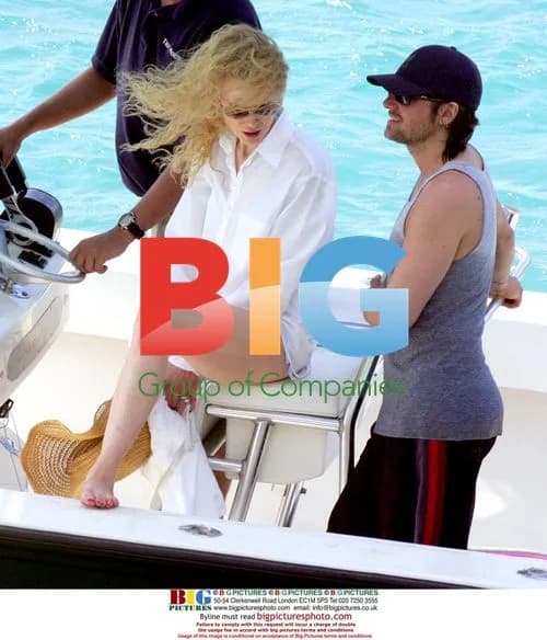 Nicole Kidman and Keith Urban in the Caribbean