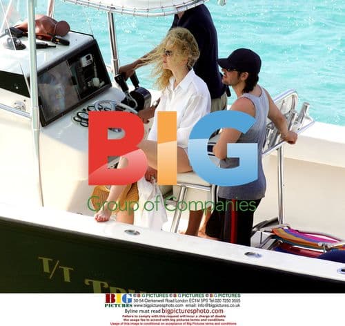 Nicole Kidman and Keith Urban in the Caribbean