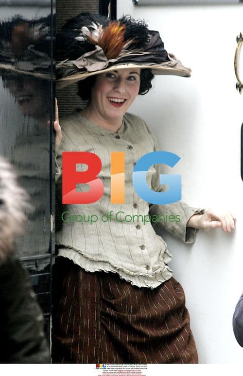 Jessie Wallace in Costume as Marie Lloyd