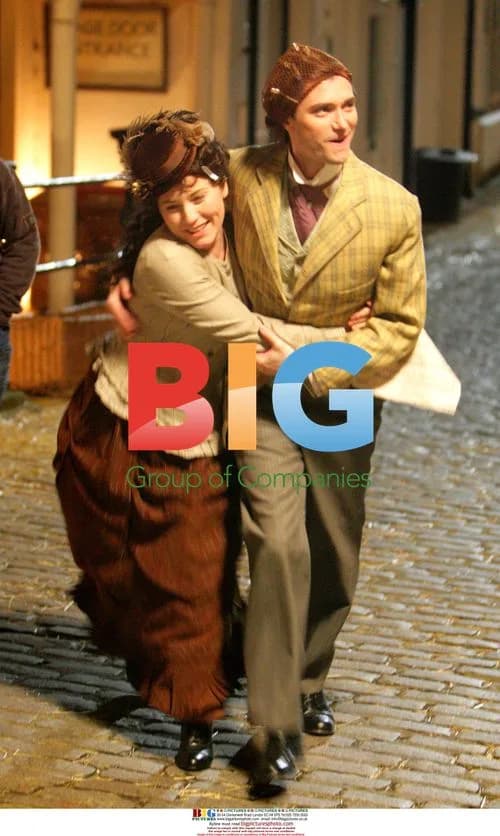 Jessie Wallace on the set of 'Marie Lloyd'