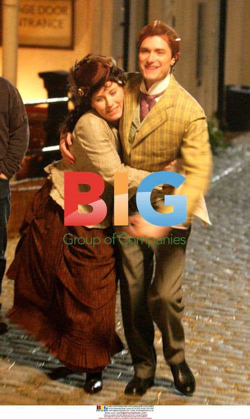 Jessie Wallace on set of Marie Lloyd TV series