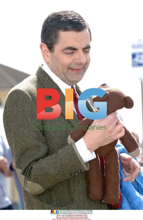 Rowan Atkinson as 'Mr Bean' at Bondi Beach