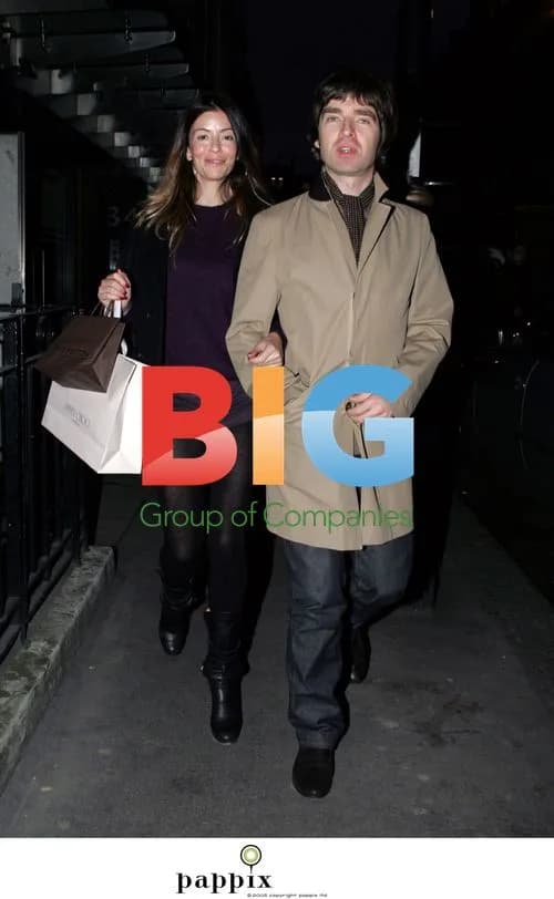 Noel Gallagher and Sara MacDonald Shopping