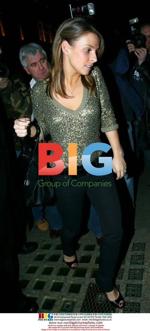 Coleen McLoughlin out at Nobu in London