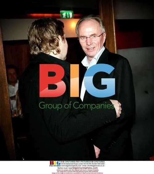 Sven Eriksson and Tomas Brolin at Stockholm Party