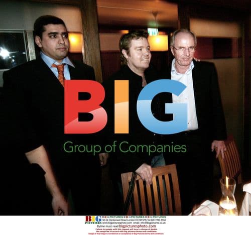 Sven-Göran Eriksson and Tomas Brolin at Restaurant Undici