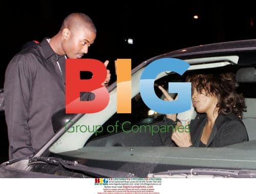 Whitney Houston and Ray J Dinner in Beverly Hills