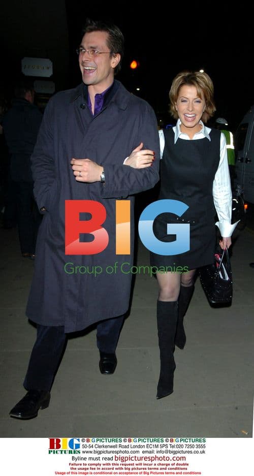 Natasha Kaplinski and husband Justin Bower in Kensington