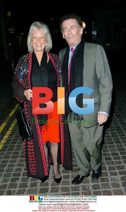 Robert Powell and wife Babs Lord in London