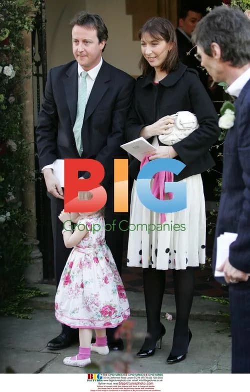 Conservative Leader Cameron Attends Wedding