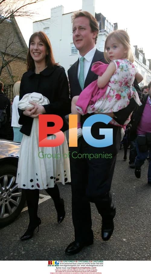 David Cameron attends Parker-Hardman wedding